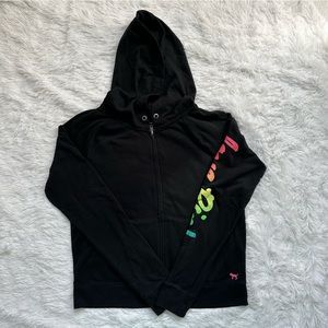 Vintage Vs Pink Full Zip Hoodie